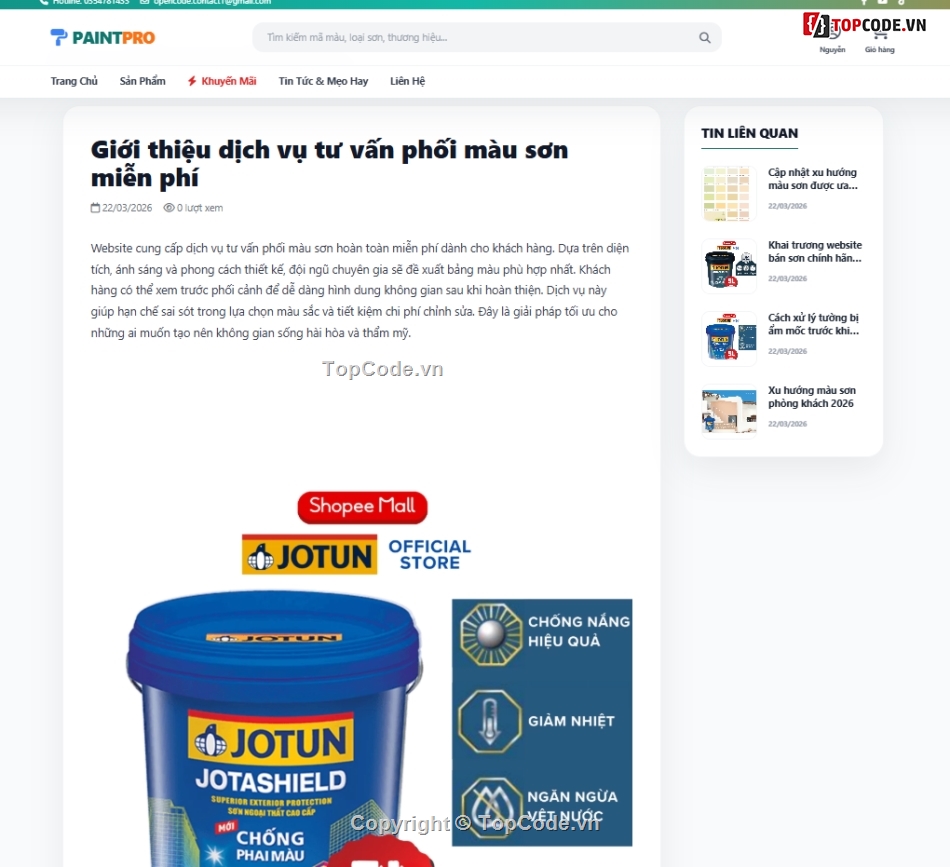 chat bot,Website chat,bán sơn
